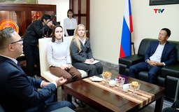 Phó Chủ tịch UBND tỉnh Lê Quang Hùng làm việc với Đại sứ quán Liên bang Nga tại Việt Nam