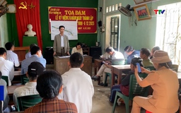 Đối thoại với các hộ dân ảnh hưởng bởi Dự án Trục cảnh quan Thanh Hóa – Sầm Sơn