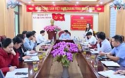 Hội nghị hiệp thương lần thứ nhất giới thiệu người được ứng cử đại biểu Hội đồng nhân dân xã Quảng Bình 