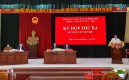 Kỳ họp thứ ba Hội đồng nhân dân xã Tống Sơn khóa I, nhiệm kỳ 2021 - 2026