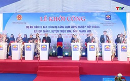 Khởi công Cụm công nghiệp Hợp Thắng, huyện Triệu Sơn