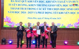 Gần 1,2 tỷ đồng ủng hộ Quỹ khuyến học Lê Văn Hưu