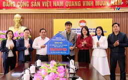 Trường Đại học Văn hóa, Thể thao và Du lịch Thanh Hóa ủng hộ xây dựng nhà ở cho hộ nghèo