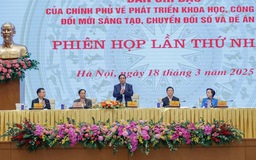 Phiên họp thứ nhất Ban Chỉ đạo của Chính phủ về phát triển khoa học công nghệ, đổi mới sáng tạo, chuyển đổi số và Đề án 06