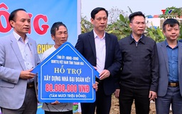 Phó Trưởng Đoàn đại biểu Quốc hội tỉnh Mai Văn Hải dự lễ khởi công xây dựng nhà ở cho hộ nghèo tại thị xã Bỉm Sơn