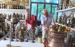 Chuyển đổi số ở làng nghề đúc đồng truyền thống Trà Đông