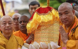 Sáng 2/5, Xá lợi Phật về tới Việt Nam