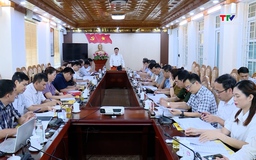 Phó Chủ tịch Ủy ban Nhân dân tỉnh Mai Xuân Liêm kiểm tra công tác sắp xếp đơn vị hành chính cấp xã tại huyện Thọ Xuân