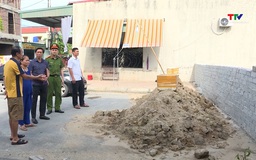 Xử lý dứt điểm việc người dân xây tường rào chắn ngang đường tại thị trấn Nga Sơn