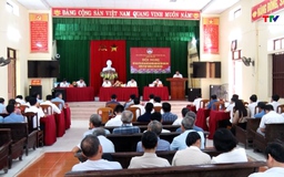 Đại biểu Hội đồng nhân dân tỉnh  tiếp xúc cử tri huyện Thiệu Hoá