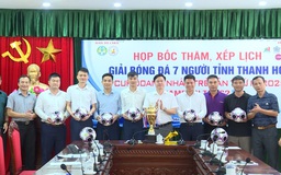 Khởi tranh Giải Bóng đá 7 người tỉnh Thanh Hoá - Cúp Doanh nhân trẻ lần thứ II - 2025 CHAMPION TH - S2