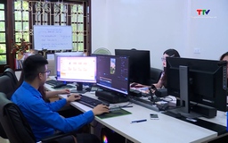 Thanh niên thành phố Thanh Hoá xung kích trong phong trào bình dân học vụ số