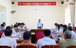 Bí thư Tỉnh ủy Nguyễn Doãn Anh tiếp xúc, đối thoại với các hộ dân liên quan đến các vụ khiếu kiện về đất đai