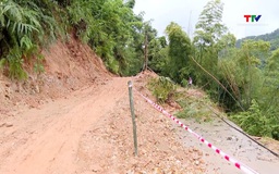 Cảnh báo lũ quét, sạt lở  đất do mưa lũ ở khu vực tỉnh Thanh Hóa