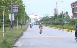 Mất biển báo giao thông trên đường Trịnh Kiểm, thành phố Thanh Hóa