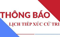 Lịch tiếp xúc  cử tri của đại biểu Hội đồng Nhân dân tỉnh Thanh Hóa khóa XVIII