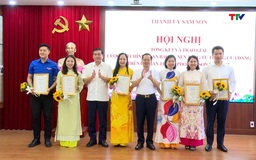 Sầm Sơn tổng kết cuộc thi chính luận bảo vệ nền tảng tư tưởng của Đảng năm 2025