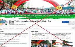 Cảnh báo giả mạo giải chạy thiện nguyện "Nâng bước chân em"
