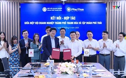 Hiệp hội Doanh nghiệp thành phố Thanh Hoá kết nối hợp tác với Tập đoàn Phú Thái