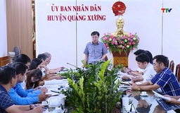 Kiểm tra công tác phòng chống thiên tai tại huyện Quảng Xương