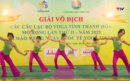 Hơn 100 Yogis tham gia Giải Yoga các câu lạc bộ tỉnh Thanh Hóa 