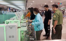 Bộ Công an mở thủ tục hàng không bằng sinh trắc học trên VNeID tại Cảng Hàng không Quốc tế Nội Bài
