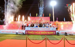 Sôi động và đầy cảm xúc trong ngày bế mạc Giải bóng đá Thiệu Hoá tại miền Nam năm 2025