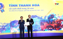 Thanh Hóa tăng 9 bậc trên bảng xếp PCI