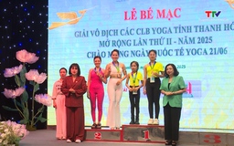 Hệ thống Ula Namaste xếp thứ nhất toàn đoàn tại Giải vô địch các câu lạc bộ Yoga tỉnh Thanh Hóa năm 2025