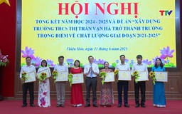 Huyện Thiệu Hóa tổng kết năm học 2024 - 2025
