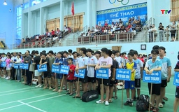 Khai mạc Giải cầu lông học sinh, thanh thiếu niên tỉnh Thanh Hoá năm 2025