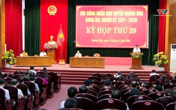 Kỳ họp thứ 29 - Hội đồng nhân dân huyện Hoằng Hóa khóa XXI, nhiệm kỳ 2021 - 2026