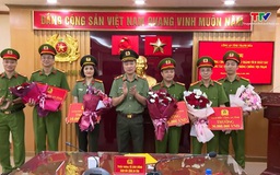 Công an tỉnh trao thưởng các đơn vị có thành tích xuất sắc trong đấu tranh phòng, chống tội phạm