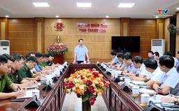 Thống nhất phương án diễn tập phòng, chống thiên tai, tìm kiếm cứu nạn khu vực ven biển tỉnh Thanh Hoá 