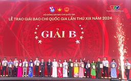 Báo và Đài Phát thanh - Truyền hình Thanh Hóa đoạt giải B Giải báo chí Quốc gia lần thứ XIX