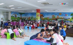 Thư viện tổ chức hoạt động thiếu nhi nhân dịp hè 
