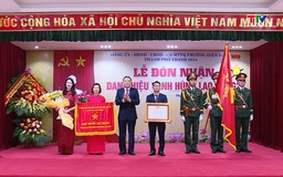 Phường Điện Biên đón nhận danh hiệu "Anh hùng Lao động"