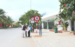 Sầm Sơn cắm biển giới hạn tốc độ 30 km/giờ