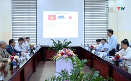 Bí thư Tỉnh ủy Nguyễn Doãn Anh kiểm tra tình hình sản xuất kinh doanh của một số doanh nghiệp tại Khu kinh tế Nghi Sơn