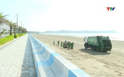 Sầm Sơn duy trì bờ biển sạch đẹp