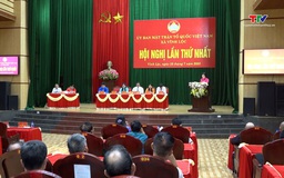 Hội nghị lần thứ nhất Ủy ban Mặt trận Tổ quốc xã Vĩnh Lộc nhiệm kỳ 2024 - 2029