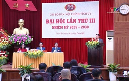 Đại hội Chi bộ Ban Nội chính Tỉnh uỷ lần thứ III, nhiệm kỳ 2025 - 2030