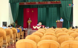 Hội nghị góp ý Dự thảo báo cáo chính trị Đại hội đại biểu Đảng bộ xã Thọ Lập lần thứ I