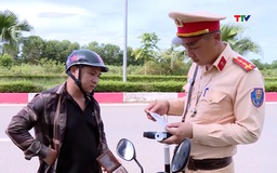 Công an tỉnh Thanh Hoá mở đợt cao điểm giảm thiểu tai nạn giao thông 