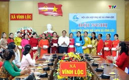 Hội Phụ nữ xã Vĩnh Lộc tổ chức hội nghị lần thứ nhất