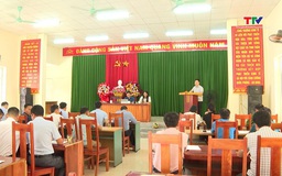 Đảng ủy xã Quang Chiểu sơ kết công tác 6 tháng đầu năm
