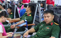 Tiếp nhận 1.300 đơn vị máu tại ngày hội "Giọt hồng Xứ Thanh"