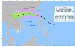 Bão số 3 đang di chuyển nhanh, tiếp tục tăng cấp