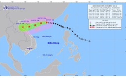 Tin bão khẩn cấp - Thanh Hóa mưa to đến rất to