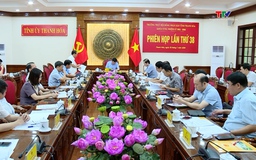 Phiên họp thứ 38, Thường trực HĐND tỉnh khoá XVIII
